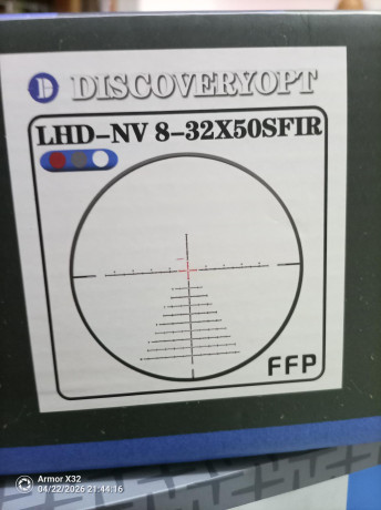 hola vendor visor discoveryopt lhd 8-32x50 ffp. tubo de 30 primer plano focal 275euros .mas portes 00