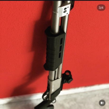 Por no usar, vendo Rem. 870 Marine Magnum customizada Magpul. 
Punto de mira Fibra/tritio Meprolight
Porta 00