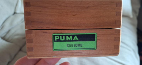 Hola, en venta cuchillo PUMA Bowie.

Precio: 700€

Un saludo. 00