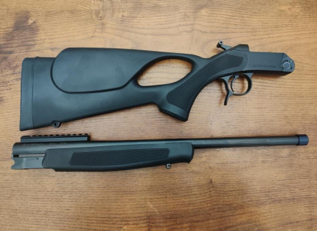 Rifle monotiro desmontable Bergara BA13 Take Down calibre 243 Win.
Impecable estado. Ninguna marca. Pasa 01