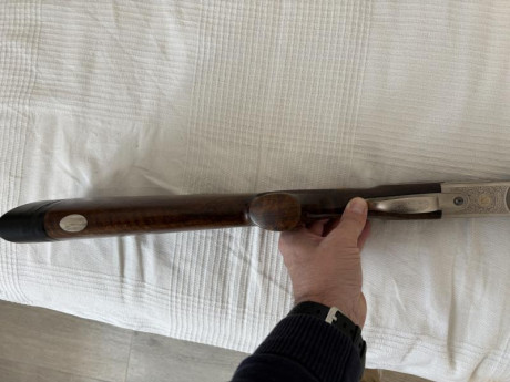 Hola

Vendo preciosa escopeta BERETTA modelo 687, acabado silver pigeon V. Es calibre 20. Carrillera ajustable. 22