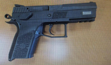 Se vende CZ 75 P-07 Duty guiada en licencia F, en buen estado general y con funcionamiento impecable.

Recientemente 01