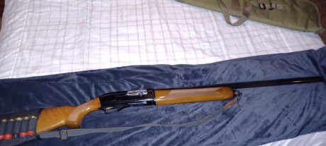 Impecable
5 cartuchos...tengo el tapon para limitar a 3.
3 polichoques...apenas ha tirado 1 caja de cartuchos
Con 02