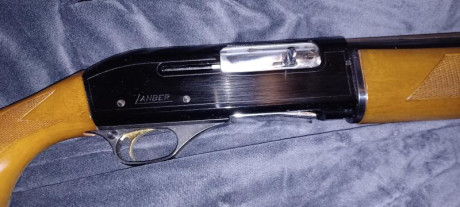 Impecable
5 cartuchos...tengo el tapon para limitar a 3.
3 polichoques...apenas ha tirado 1 caja de cartuchos
Con 01