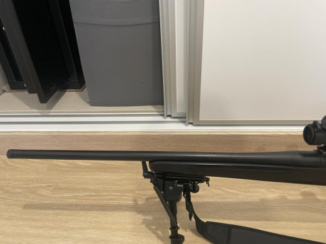 Vendo bergara b14 spotter del calibre 308, con cañón de 57 y cargador de pletina.

Rifle solo y bases 01