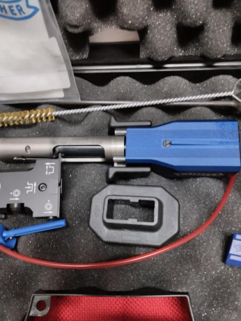 Vendo Kit del 22lr para pistola GSP 500 Walther. Comprado nuevo el 20/11/2025. Usado muy poco ya que utilizo 10