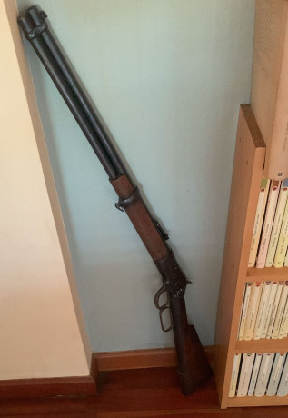 Rifle Tigre (Winchester)  calibre 44-40  
Guiado en armas históricas licencia F / antes guiado en caza
 02