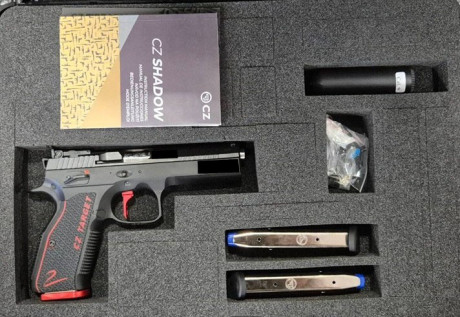 CZ Shadow2 Target 5” - DE OCTUBRE DE 2025
> Prácticamente nueva, no ha dado ni 500 disparos. Soy el 01