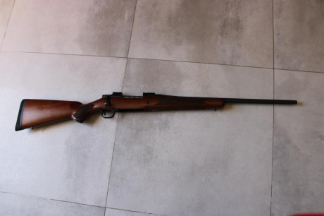 Vendo rifle Mosberg Patriot Walnut 30-06.
Lo compré nuevo. No ha salido de caza. Solo ha disparado 4 cajas 00