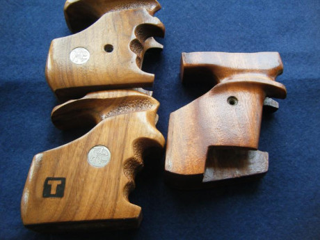 Las dos primeras, una para la pistola AW93 Feinwerkbau y la otra para la Steyr LP10-LP50 y que llevan 01