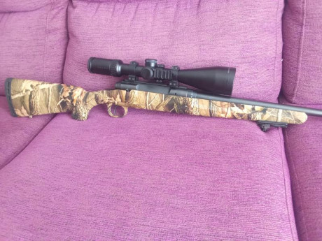 Vendo rifle Savaje modeló Axis, de zurdo,calibre 270W. En perfecto estado. Tira de miedo. Sin visor.
Se 00