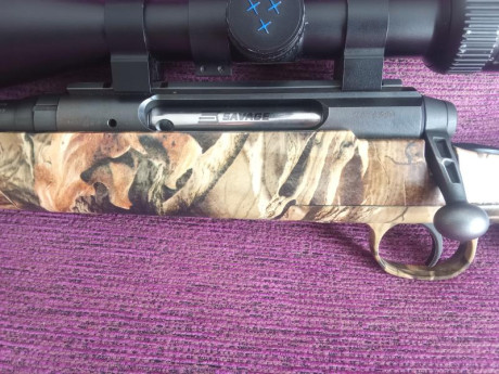 Vendo rifle Savaje modeló Axis, de zurdo,calibre 270W. En perfecto estado. Tira de miedo. Sin visor.
Se 10