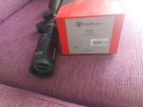 Vendo visor Nikko Stirling modelo Octa 2-16x50 RI control de paralaje desde 10 hasta el ~. Y monturas 10