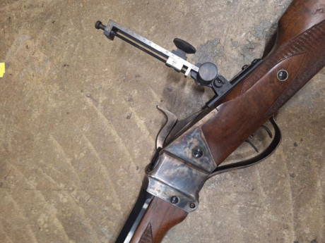 *SE VENDE:* 

 *Rifle Sharps 1874 marca PEDERSOLI, calibre 45/70.* 

Con diopter tope de gama de Pedersoli.

Muy 00
