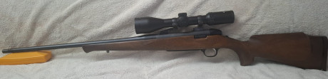 Cerrojo Browning,modelo European,calibre 30,06,monturas originales Apel de anillas de 30 y visor Kriko 01