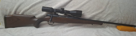 Cerrojo Browning,modelo European,calibre 30,06,monturas originales Apel de anillas de 30 y visor Kriko 00