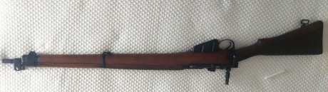 Vendo carabina LEE-ENFIELD No9 Mk1 del calibre.22 l.r.
Fabricada en 1957 por Parker Hale para la marina 02