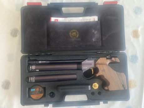 Hola compañeros:
Vendo pistola Morini 162EI Titaium de 2023 (placa electrónica modelo nuevo con acelerómetro 02
