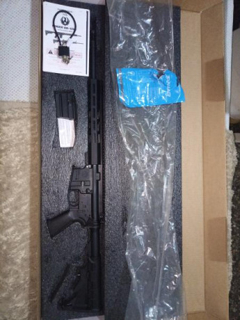 Se vende Rugueri AR-556 en .300 acc blk 16'1" de cañón.
Nueva, se compro hace 3 meses en la tienda 11