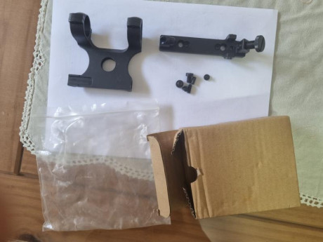 VENDIDO. vende kit de visor con anillas de 25,4 mm para rifle MOSIN NAGANT. Precio 45 euros. Tlf.607609326 02