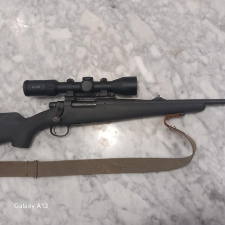 Un amigo me pide que le anuncie su Rifle Remington modelo Seven, con monturas tipo Warne y visor avistar 01