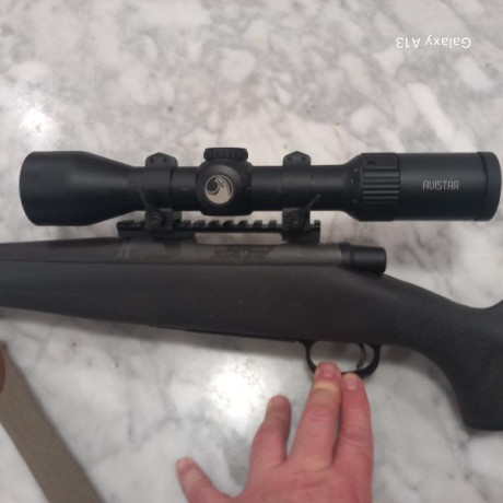 Un amigo me pide que le anuncie su Rifle Remington modelo Seven, con monturas tipo Warne y visor avistar 11