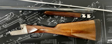 Se vende escopeta paralela 12-70 Horizon 100. Animas de 18.5, 71cm de cañón, 3 y 1 estrellas, doble gatillo 11