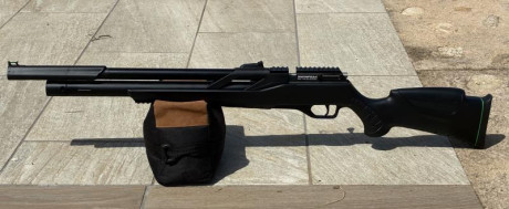 Vendo carabina Arcea (Snowpeak) T-REX cal 5,5 con culata sintética color negro en perfecto estado.

Carabina 00