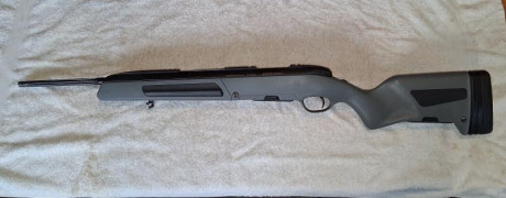 Hola, vendo rifle de cerrojo Manlincher STEYR SCOUT 308 Win. Se ha usado abitualmente en batidas de jabali 01