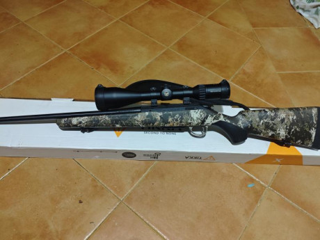 Buenas tardes, pongo a la venta un tikka t3x lite en calibre 270 win, el rifle cuenta con anillas Warne 01