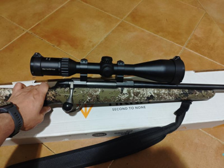 Buenas tardes, pongo a la venta un tikka t3x lite en calibre 270 win, el rifle cuenta con anillas Warne 20