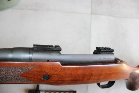 Hola. Vendo rifle MOSBERG PATRIOT WALNUT, 30-06.
Único dueño. Solo ha disparado cuatro cajas de 20, en 12