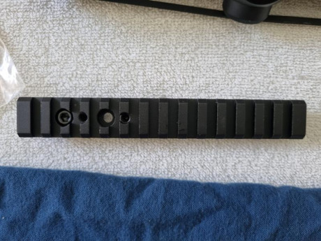 Se vende monturas para alza de rifle MOSIN NAGANT con anillas de acero y visor BURRIS HANDGUN de 2-7×32 11