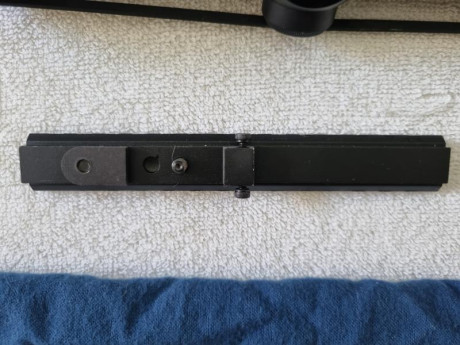 Se vende monturas para alza de rifle MOSIN NAGANT con anillas de acero y visor BURRIS HANDGUN de 2-7×32 22