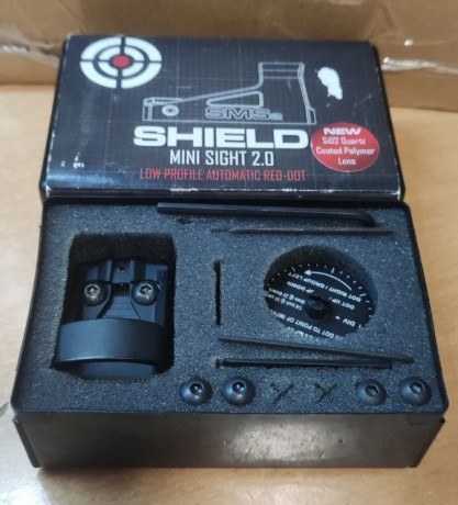 Mira réflex SHIELD RMS2 Mini Sight 2.0 - 8 Moas.
Precio 160 € envío incluido solo a península.
Se encuentra 01