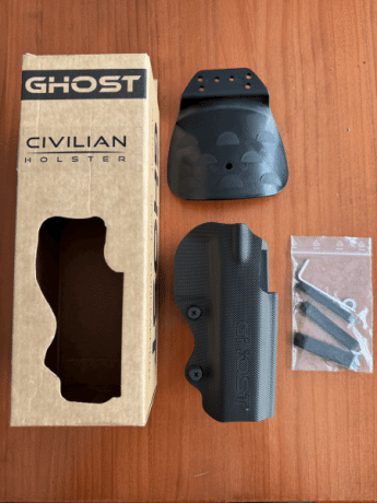 Funda Ghost Civilian sin uso, completa con los dos sistemas de fijación. 30€ mas envío si lo hubiera

Valida 00