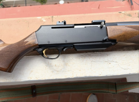 Impecable Browning Bar 2 calibre 30 06 y monturas originales Apel. 
Dos cargadores extra a estrenar. 
Funda 00