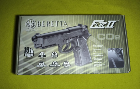 Beretta elite 2 co2 

Nueva a estrenar comprada en lote de cierre de armería.

Precio 50€

Se encuentra 01