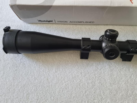 Se vende visor BESTSIGHT SF 10-40×50 G24 con anillas en muy buen estado. Precio 70 euros. Tlf.607609326 00