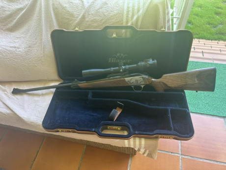 Blaser R8 LUXUS
IMPOLUTO !!
Calibre 300 WIN MAG
MADERAS GRADO 6
VISOR SWAROVSKI Z6i 3-18x50 P HD
MONTURAS 00