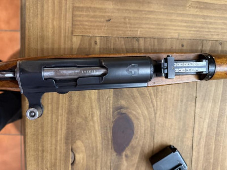 Saludos a la buena gente del foro, vendo fusil suizo Smith-Rubin K31, calibre 7,5 x 55 en un estado muy 02