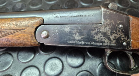 Se vende Escopeta Norica - El Trust Eibarres calibre 9mm, un arma bonita y curiosa.

Se puede realizar 01