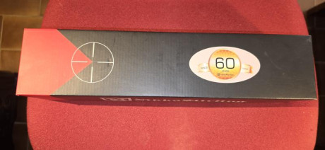Vendo este visor, solo montado al rifle, no ha salido a cazar aún. Ideal para batidas, retícula 4 iluminada, 00