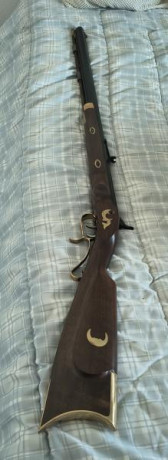 Hola,vendo rifle hawken de ardesa,calibre .45,muy nuevo,casi sin uso,solo unos 20 tiros.
El paso es 1/20"
Se 02