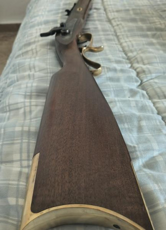 Hola,vendo rifle hawken de ardesa,calibre .45,muy nuevo,casi sin uso,solo unos 20 tiros.
El paso es 1/20"
Se 21