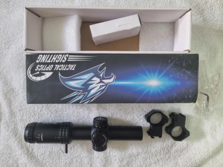 Se vende visor BESTSIGHT de 1-5x24 IR prácticamente nuevo, palanca del zoom no original. Precio 35 euros. 02