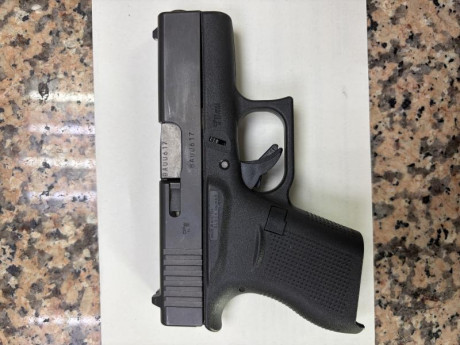 Hola vendo GLOCK 43 del año 2013 en estado impecable, con menos de 50 tiros, como nueva, con 1 cargador 02