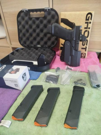Vendo Glock 17 Gen 6 más equipo de Recorridos de Tiro recientemente comprado ( abril 2026 ) por abandono 00
