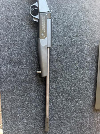 Modelo: ARDESA CRACKSHOT
Calibre: .17 HMR
Cañón de 425 mm roscado y con freno de boca.
Monotiro con martillo 00