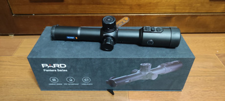 Visor térmico Pard Pantera 256Q,muy pequeño y ligero,sensor de 256x192 con netd de 25,lente de 25,detección 00
